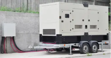 Industrial, portable and towable generators for construction sites