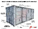 Multi-Door Storage Container 20 ft One-Way