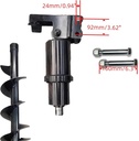 Accessoire Tarière pour mini-excavatrice 1 tonne