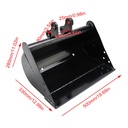 500mm Plain Bucket Attachment 