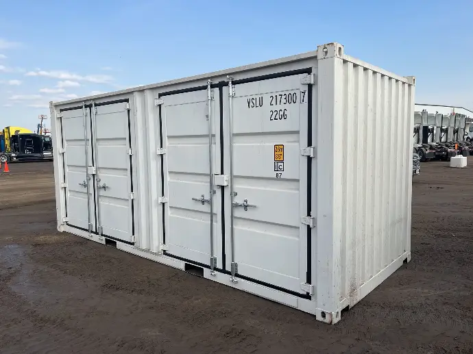 Conteneur de stockage multi-portes de 20 pieds un voyage