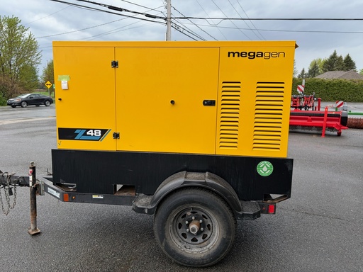 [7106-21 - 4TCSU0214MHZ10103] Megagen Z48 38kW (48 kVA) towable diesel generator